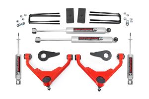 Rough Country 3 Inch Lift Kit Chevy/GMC Sierra/Silverado 2500 HD Suburban/Yukon XL 2500 (01-10)01-10 8596N2RED