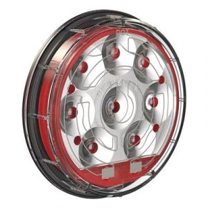 JW Speaker Model 234 LED Heated Stop/Tail/Turn Light (Red) for Universal Applications 0346261