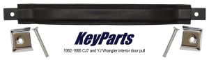 KeyParts Interior Door Pull Kit For 1982-95 Jeep CJ-7 & YJ Models 0479-206