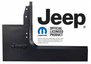 KeyParts Front Quarter Panel, Flanged with a Pillar, Logo, Licensed LH For 87-95 Jeep Wrangler YJ 0480-101