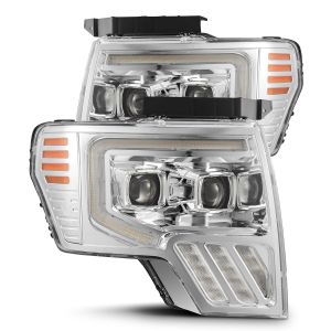 AlphaRex LED Projector Headlights in Chrome for 09-14 Ford F-150 880091