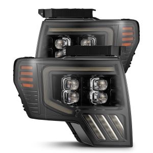 AlphaRex LED Projector Headlights in Alpha Black for 09-14 Ford F-150 880093