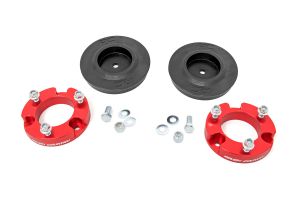 Rough Country 2 Inch Lift Kit Red Spacers For 2007-2014 Toyota FJ Cruiser 2WD/4WD 763ARED