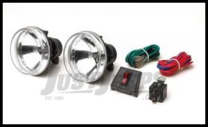 Rampage Recovery Bumper Fog Lamp Kit - Front or Rear 4" Round Pair 55 Watt With Harness, Switch & Relay For 1987+ Jeep Wrangler YJ, TJ, JK 2 Door & Unlimited 4 Door 5083059