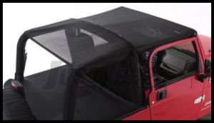 Rampage Combo Brief And Island Topper Black Mesh For 1997-06 Jeep Wrangler TJ 94301