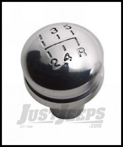Rampage Billet Shift Knob With 5 Speed Shift Pattern 3/8-16 threads For 1987-95 Jeep Wrangler YJ 46006