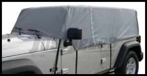 Rampage 4 Layer Cab Cover in Grey For 2007-18 Jeep Wrangler JK Unlimited 4 Door 1264