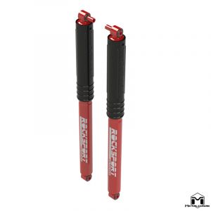MetalCloak RockSport RED Long Travel Shocks for 18-24+ Jeep Wrangler JL (Front/Rear) or 20-24+ Jeep Gladiator JT (Front), Pair 1068