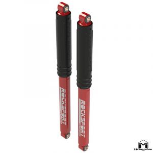 MetalCloak RockSport RED Long Travel Shock (Rear Pair) for 20-24+ Jeep Gladiator JT 1069