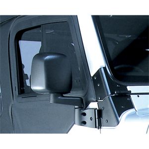 Omix-ADA Passenger Side Mirror For 1987-06 YJ TJ Wrangler, Rubicon and Unlimited 11002.10