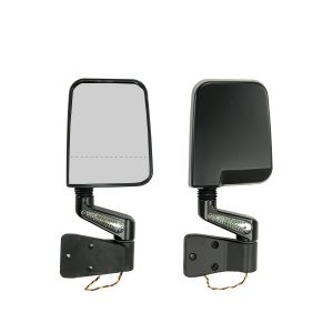 Rugged Ridge LED Mirror Kit Black With dual focal point For 1988-02 Wrangler with Half or Full doors 11015.02