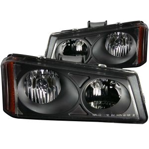 ANZO USA Crystal Headlight Set for selected Chevrolet models 111009