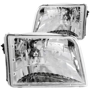 ANZO USA Crystal Headlight Set for 93-97 Ford Ranger 111036