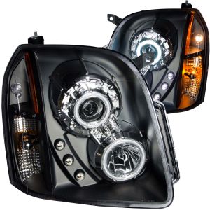 ANZO USA Projector Headlight Set w/Halo for 07-14 GMC Yukon,07-14 GMC Yukon XL 1500,07-13 GMC Yukon XL 2500 111148