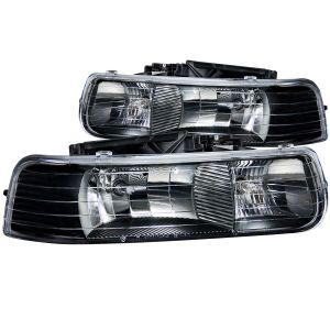 ANZO USA Crystal Headlight Set for selected Chevrolet models 111155