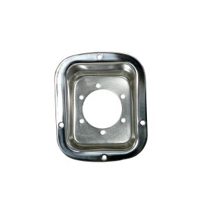 Rugged Ridge Fuel Filler Protector Stainless steel For 1976-95 Jeep Wrangler YJ and CJ Series  11135.01
