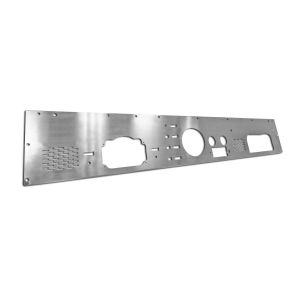 Rugged Ridge Dash Panel Replacement Stainless Steel With Pre-Cut Guage Radio & Speaker Holes For 1976-86 Jeep CJ Models 11144.12