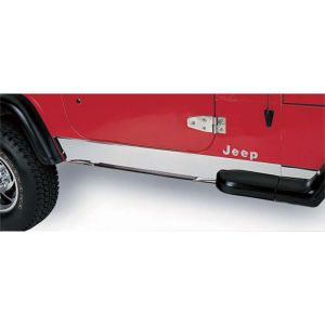Rugged Ridge Stainless Steel Rocker Panels 1997-06 TJ Wrangler, Rubicon and Unlimited 11145.02