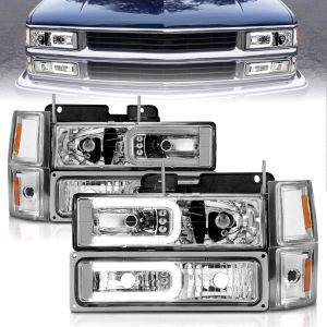 ANZO USA Crystal Headlight for selected Chevrolet models 111529