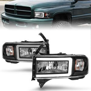 ANZO USA Crystal Headlight for 94-02 Dodge Ram 2500,94-02 Dodge Ram 3500,94-01 Dodge Ram 1500 111554