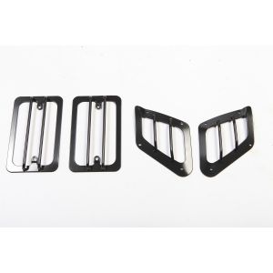 Rugged Ridge Euro Light Turn Signal/Side Marker Covers For 1997-06 TJ Wrangler, Rubicon and Unlimited 11231.01