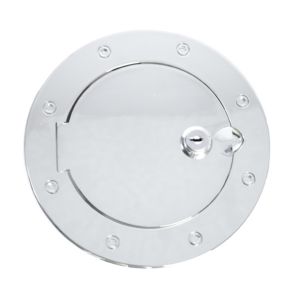 Rugged Ridge Locking Gas Hatch Cover in Polished Aluminium 1997-06 TJ Wrangler, Rubicon and Unlimited 11425.07