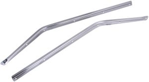 Rugged Ridge Half Door Channels Stainless steel For 1987-95 Jeep Wrangler YJ 11146.01