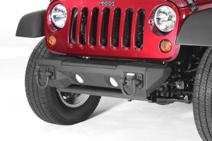 Rugged Ridge All Terrain Modular Front Bumper Stubby End Caps In Steel For 2007-18 Jeep Wrangler JK 2 Door & Unlimited 4 Door Models 11542.23