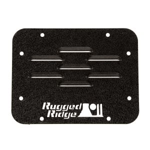 Rugged Ridge Tire Carrier Delete Plate For 2007-18 Jeep Wrangler JK 2 Door & Unlimited 4 Door Models 11586.10