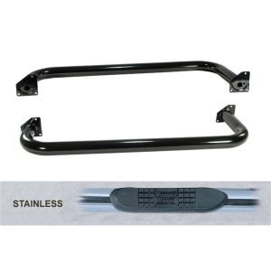 Rugged Ridge Side Step Bars Stainless Steel for 87-95 Jeep Wrangler YJ 11593.03