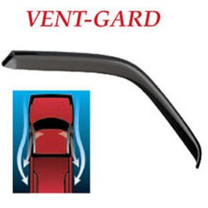 GT Styling Vent-Gard Side Window Deflectors in Smoke for 97-06 Jeep Wrangler TJ & Unlimited 80148