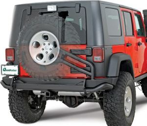AEV Rear Bumper With Optional Tire Carrier Kit For 2007-18 Jeep Wrangler JK 2 Door & Unlimited 4 Door Models 10305010AB-