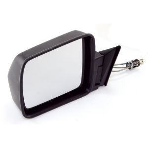 Omix-ADA Mirror Manual Remote Control Driver Side Black for 1984-96 Jeep Cherokee 12035.11