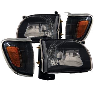 ANZO USA Crystal Headlight Set for 01-04 Toyota Tacoma 121190