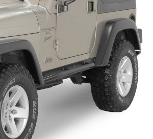 Rock Hard 4X4 Rocker Sliders with Tubing for 04-06 Jeep Wrangler TJ Unlimited RH3001-