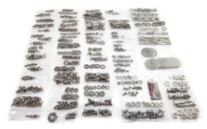 Omix-ADA Stainless Steel Body Fastener Kit (620 pc) For 1976-86 Jeep CJ7 With Soft Top 12215.07