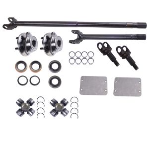 Alloy USA Front Grande 30 Spline Chromoly Axle Kit With Hub Bearings For 1984-95 Jeep Cherokee XJ & Wrangler YJ with Dana 30 Axle With Upgraded 30 Spline Differential 12231