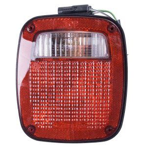 Omix-ADA Tail Lamp Driver Side Assembly BLACK For 1991-97 Wrangler 12403.13