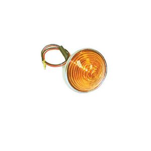 Omix-ADA Parking Light Assembly with Amber Lens (Snap Ring Kind) 12V For 1955-68 Jeep 12405.01