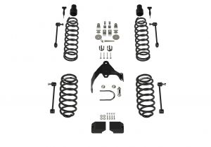 TeraFlex 3" Suspension Lift Kit Basic With 9550 Shocks For 2007-18 Jeep Wrangler JK 2 Door 1251202