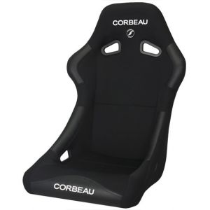 Corbeau Forza Wide Fixed Back Seat in Black Cloth 20991