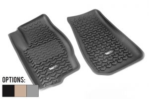 Rugged Ridge Front Row Floor Liner For 2007-17 Jeep Patriot MK & Jeep Compass MK Models 12920.30-