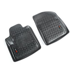 Rugged Ridge Front Floor Liners In Black For 2014-19 Jeep Cherokee KL 12920.33