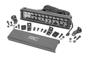 Rough Country BLACK SERIES LED LIGHT 12 INCH | DUAL ROW | WHITE DRL 70912BD