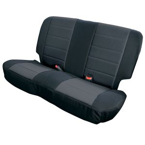 Rugged Ridge Neoprene Custom-Fit Rear Seat Cover Black on black 2003-06 TJ Wrangler, Rubicon and Unlimited 13263.01