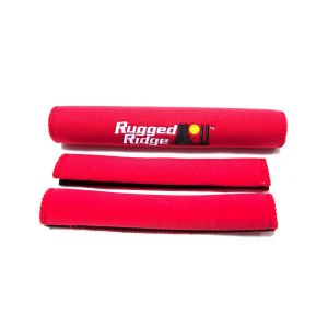 Rugged Ridge Grab Handle Cover Kit in Red 1997-06 TJ Wrangler, Rubicon and Unlimited 13305.53