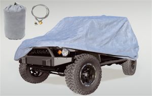 Rugged Ridge 3-Layer Car Cover with Cover, Bag Cable & Lock Kit 2007+ JK Wrangler and Rubicon 13321.81