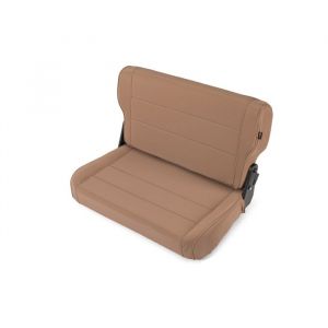 Rugged Ridge Fold & Tumble Vinyl Rear Seat Tan Denim 1982-95 Wrangler and CJ 13462.04