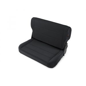 Rugged Ridge Fold & Tumble Vinyl Rear Seat Black Denim 1982-95 Wrangler and CJ 13462.15