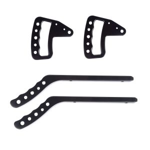 Rugged Ridge Metal Grab Handles, Aluminum, F/R Set for 07-18 Wrangler JK 13505.50